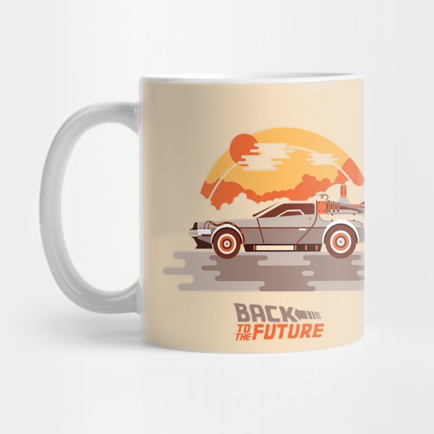 Back to the future car by Space wolrd